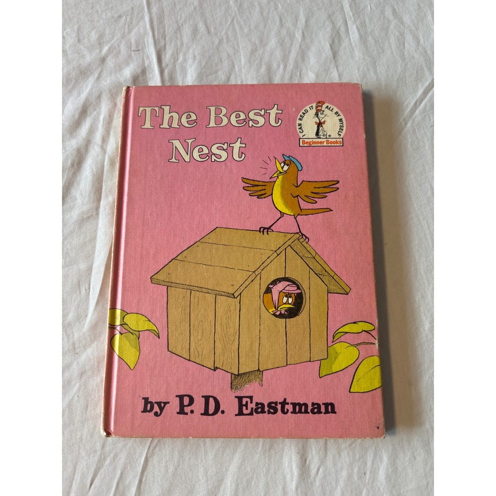 P. D. Eastman‎ The Best Nest Kids OS Pink Good 1968 Book Club Edition Hardcover